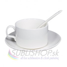 Sada „ESPRESSO“ hrnček s podšálkou a lyžičkou