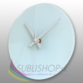 Glass Clock Ø 30 cm