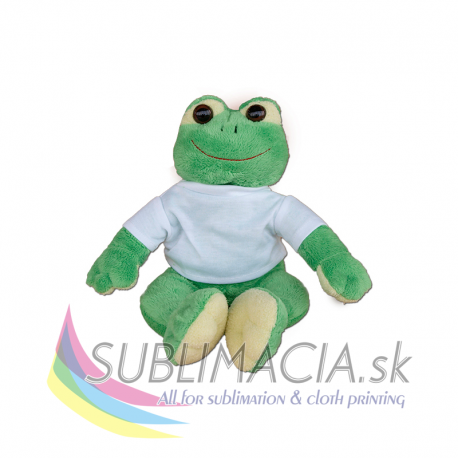 Plyšová hračka žaba 20 cm s tričkom