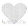 Puzzle srdce 17,5x19 cm, 76 dielov