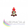 Plastová vianočná ozdoba – stromček 5,5x9cm