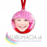 Plechový vianočný ornament - guľa