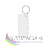 Kožená kľúčenka čierna – obdĺžnik 3,2x7,5 cm