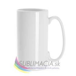 Vysoký hrnček 380ml biely