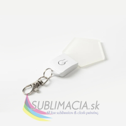 Farebný LED akrylový prívesok na kľúče – diamant