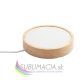 Drevená LED svetelná základňa – kruh