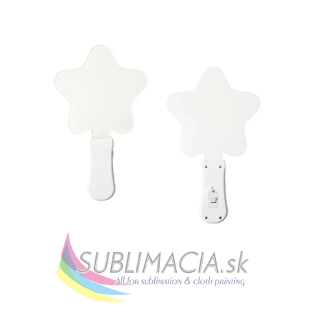 Farebný LED akrylový Lightstick – hviezda