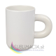 Biely hrnček 440ml s hrubým uškom