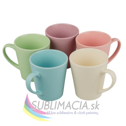 Celofarebný Latte hrnček malý matný
