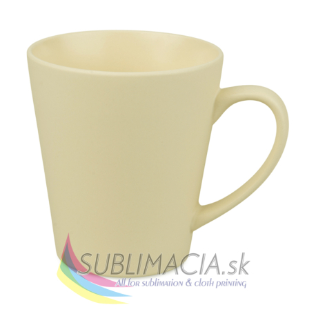 Celofarebný Latte hrnček malý matný