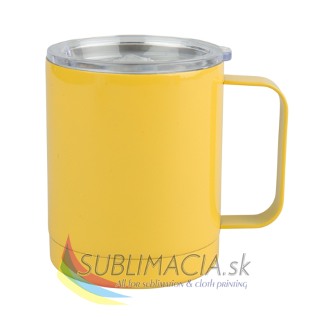 Oceľový hrnček 330ml s vekom