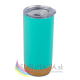 Oceľový termohrnček 500ml s korkovým dnom