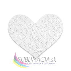 Puzzle srdcové 28,5x35,5cm 114-dielové