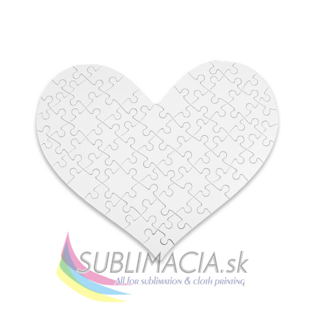 Puzzle srdcové 28,5x35,5cm 114-dielové