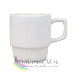 Biely hrnček Caro 300ml matný