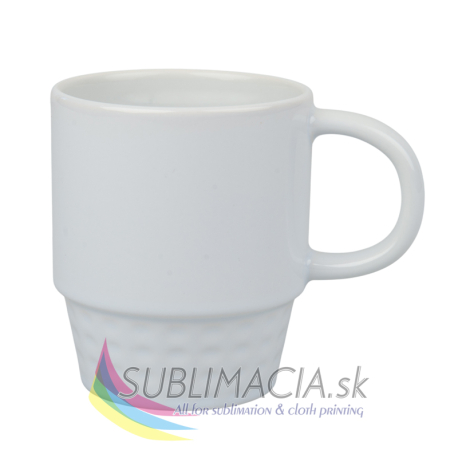 Biely hrnček Caro 300ml matný