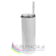 Termohrnček 600ml biely so slamkou