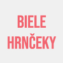 Biele hrnčeky